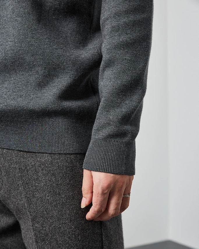Momeike Classic Solid Turtleneck Sweater