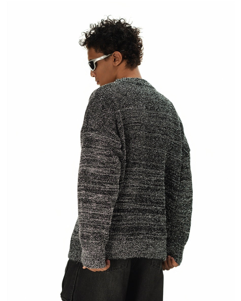 The Noir Relic Knit Crew Sweater
