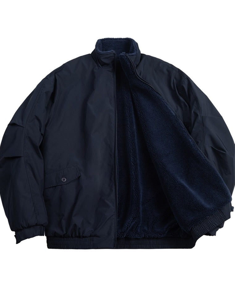 The Caldwell Textured Wool Zip Cardigan