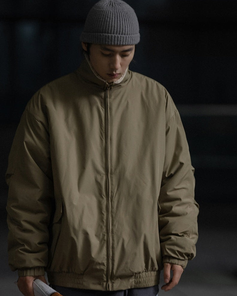 The Caldwell Textured Wool Zip Cardigan