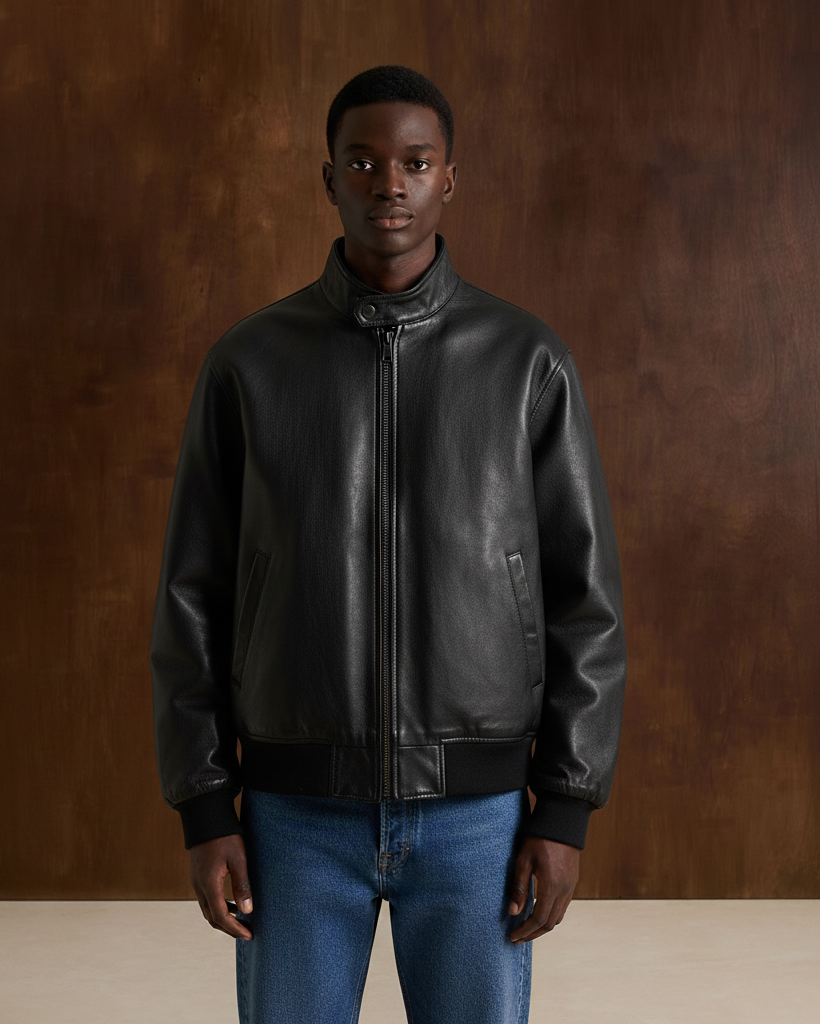 The Aurora PU Down Jacket