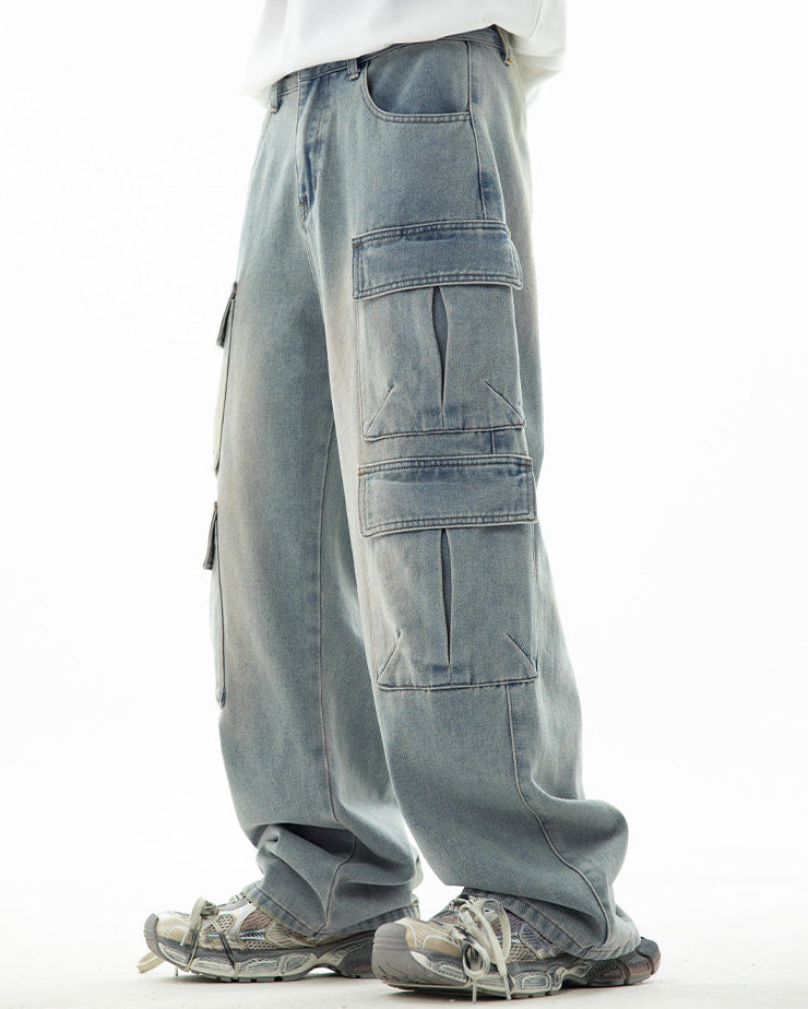 De Denim Utility Relaxed Jeans