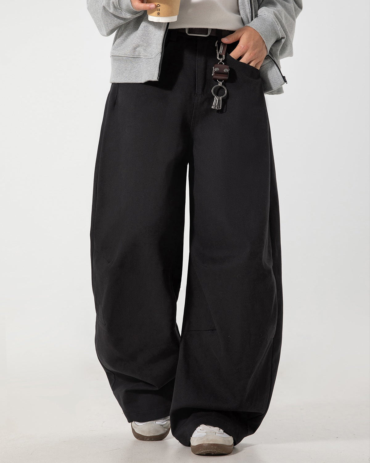 De Stanton Geplooide Cargo Jeans