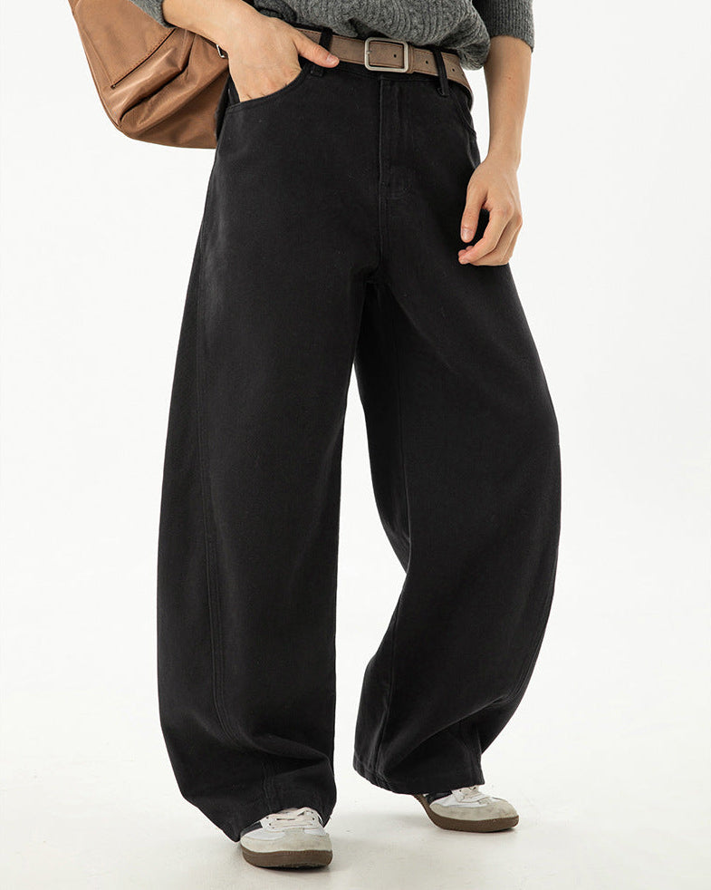 De Contour Weave Split Jeans