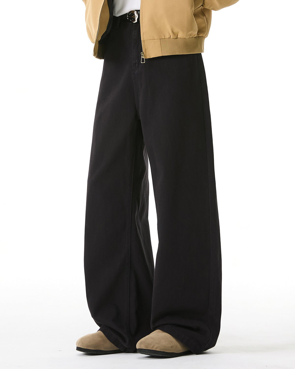 Retro broek met wijde pijpen