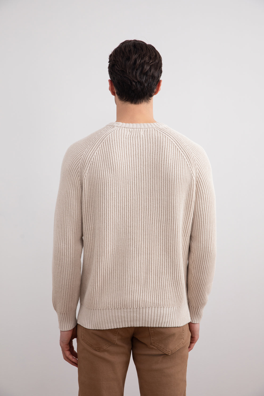 Beige Engels Rib Crewneck
