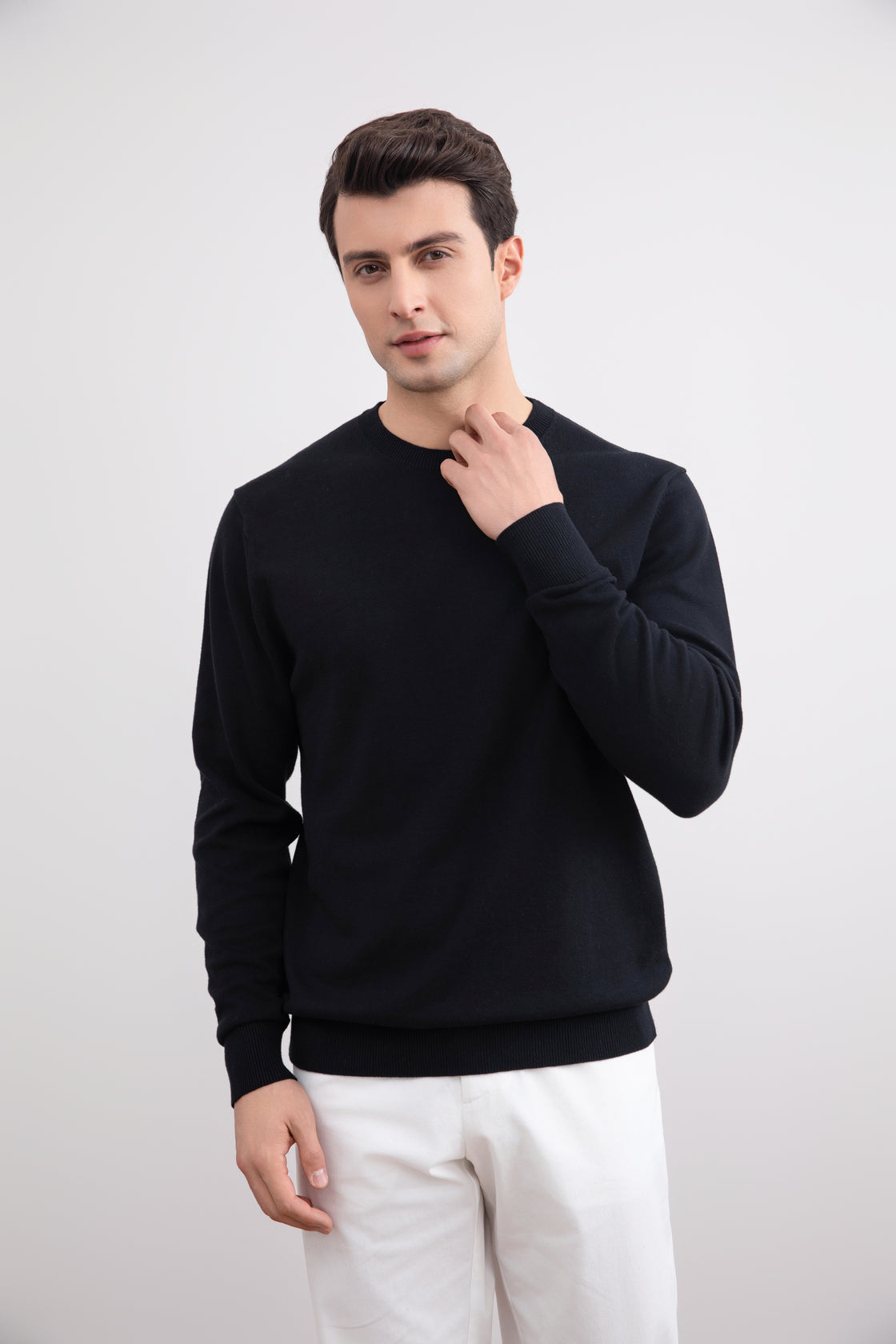 Zwarte Crewneck Sweater