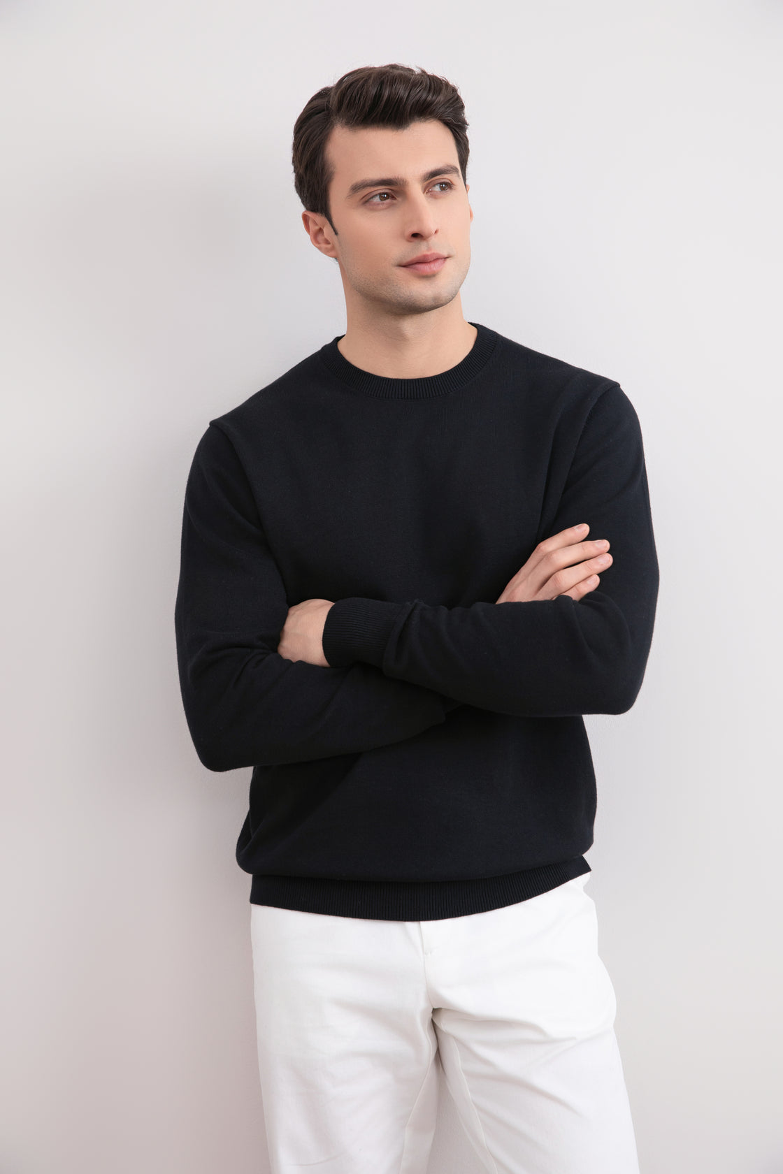 Zwarte Crewneck Sweater