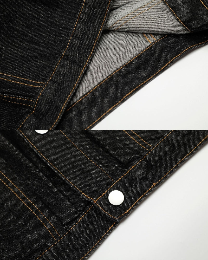Heritage Zwart Denim Jasje