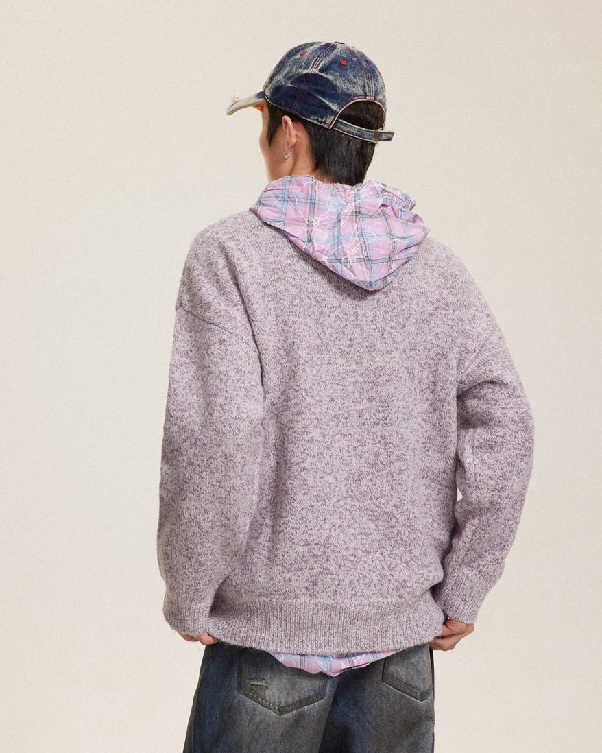 The Drift Knit Pullover Hoodie Sweater