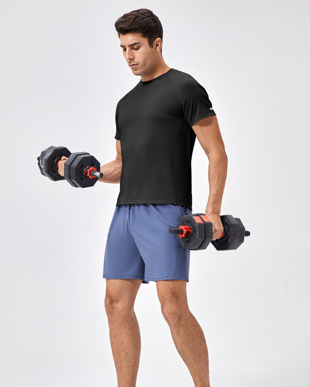 Zomersport Reflecterend Sneldrogend T-shirt met korte mouwen