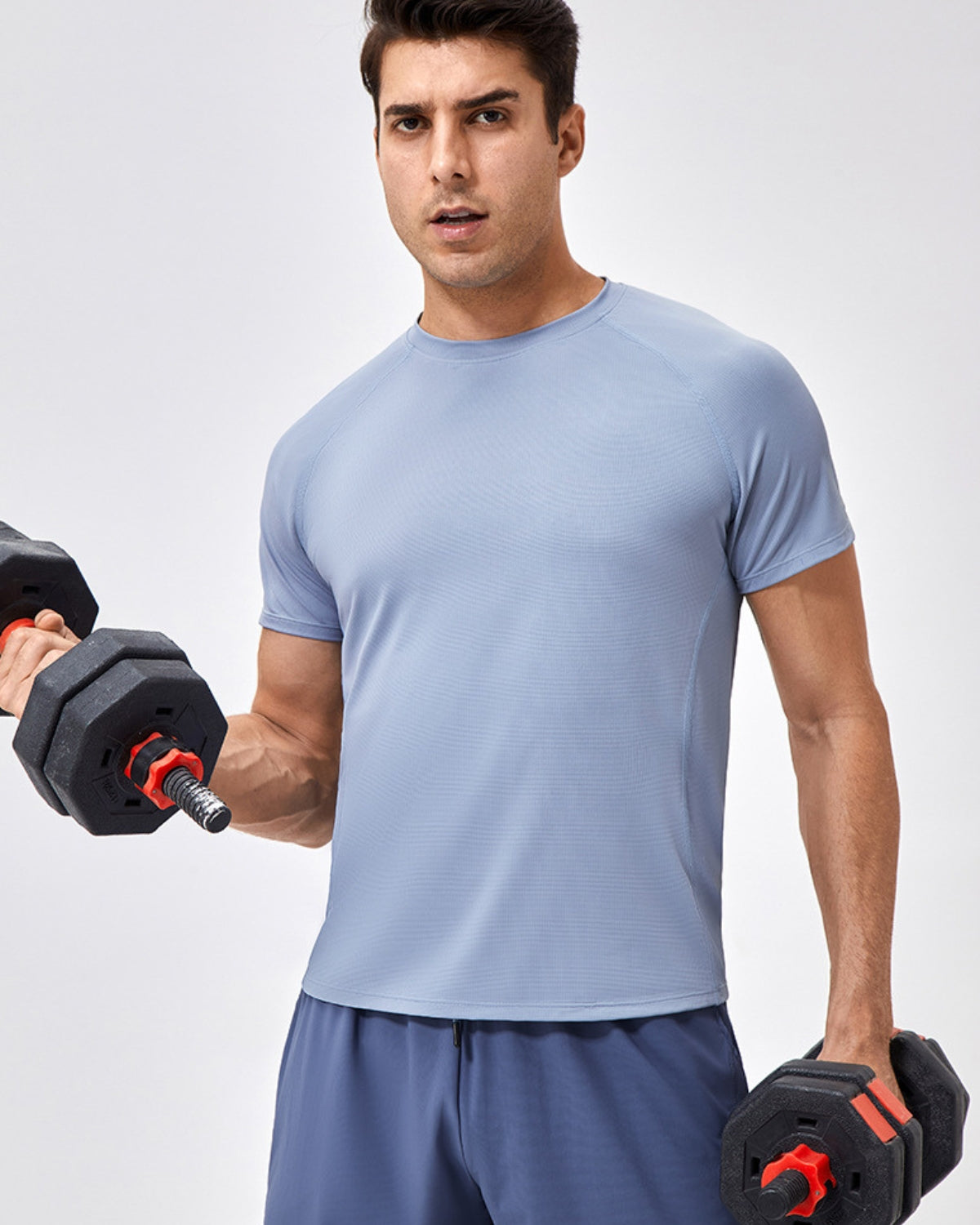 Zomersport Reflecterend Sneldrogend T-shirt met korte mouwen