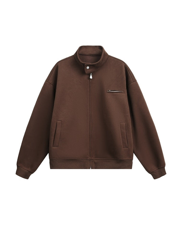 The Structured Cleanfit Stand Collar Jacket