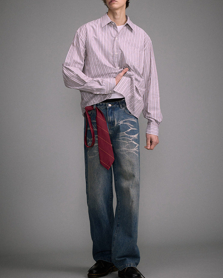 De Ridgewash Relaxed Denim Jeans