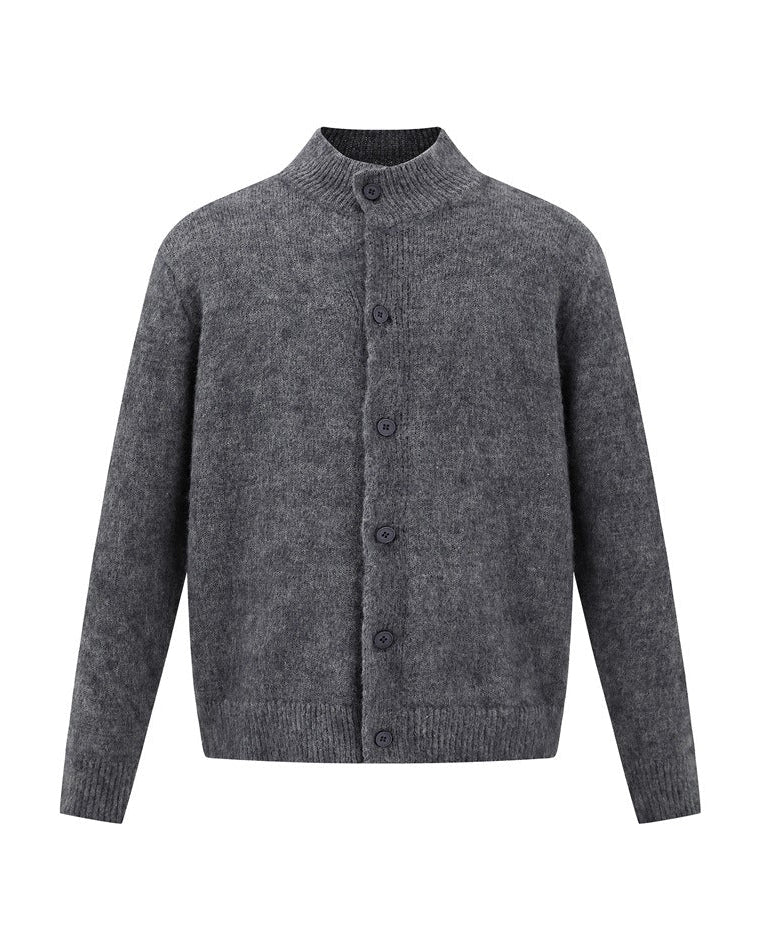 The Harwood Textured Zip Cardigan