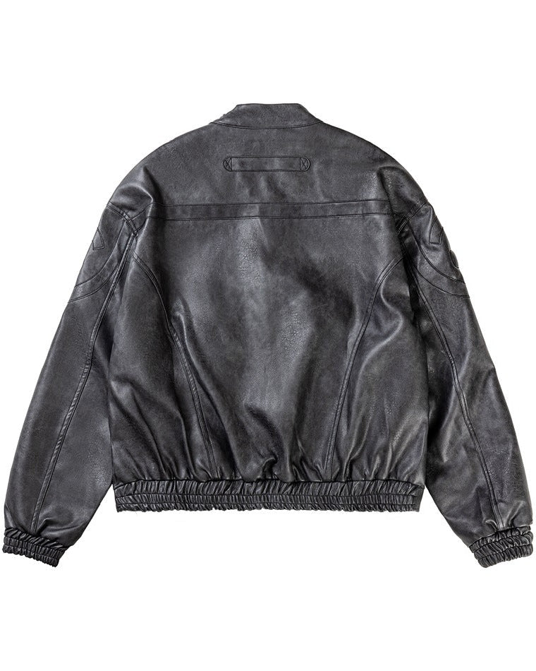 The Ruffian Edge Leather Motorcycle Jacket