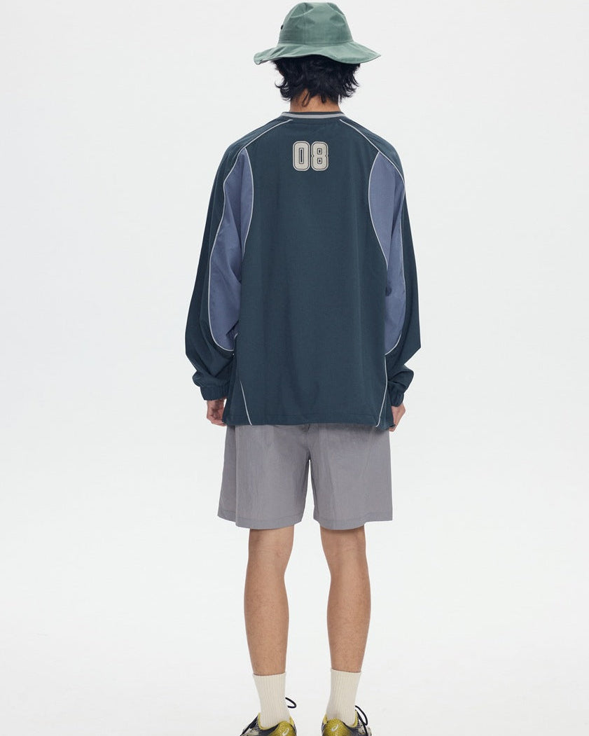 The Merin V-Neck Raglan Sleeve Sweatshirt