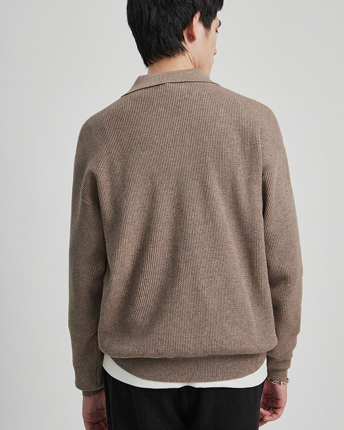 Suéter polo de malha Loughton