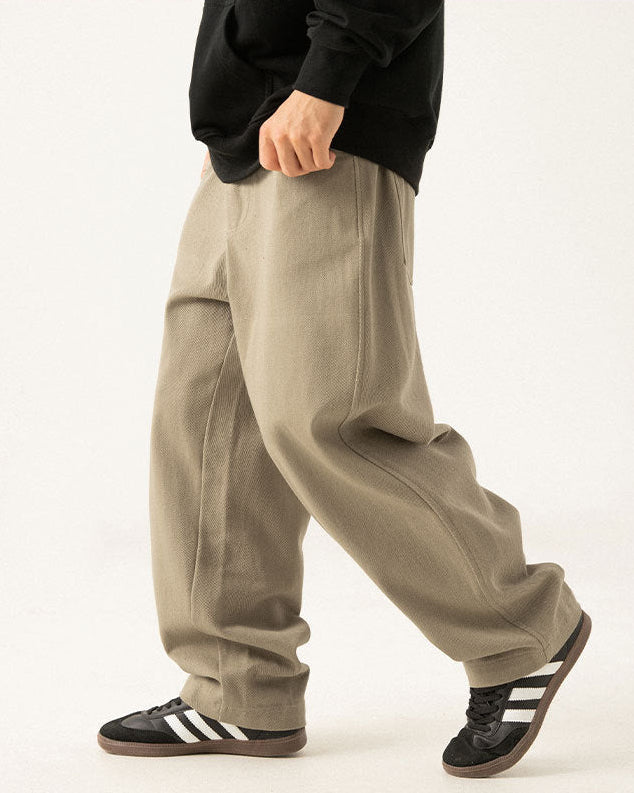 The Twill Ease Draped Trousers