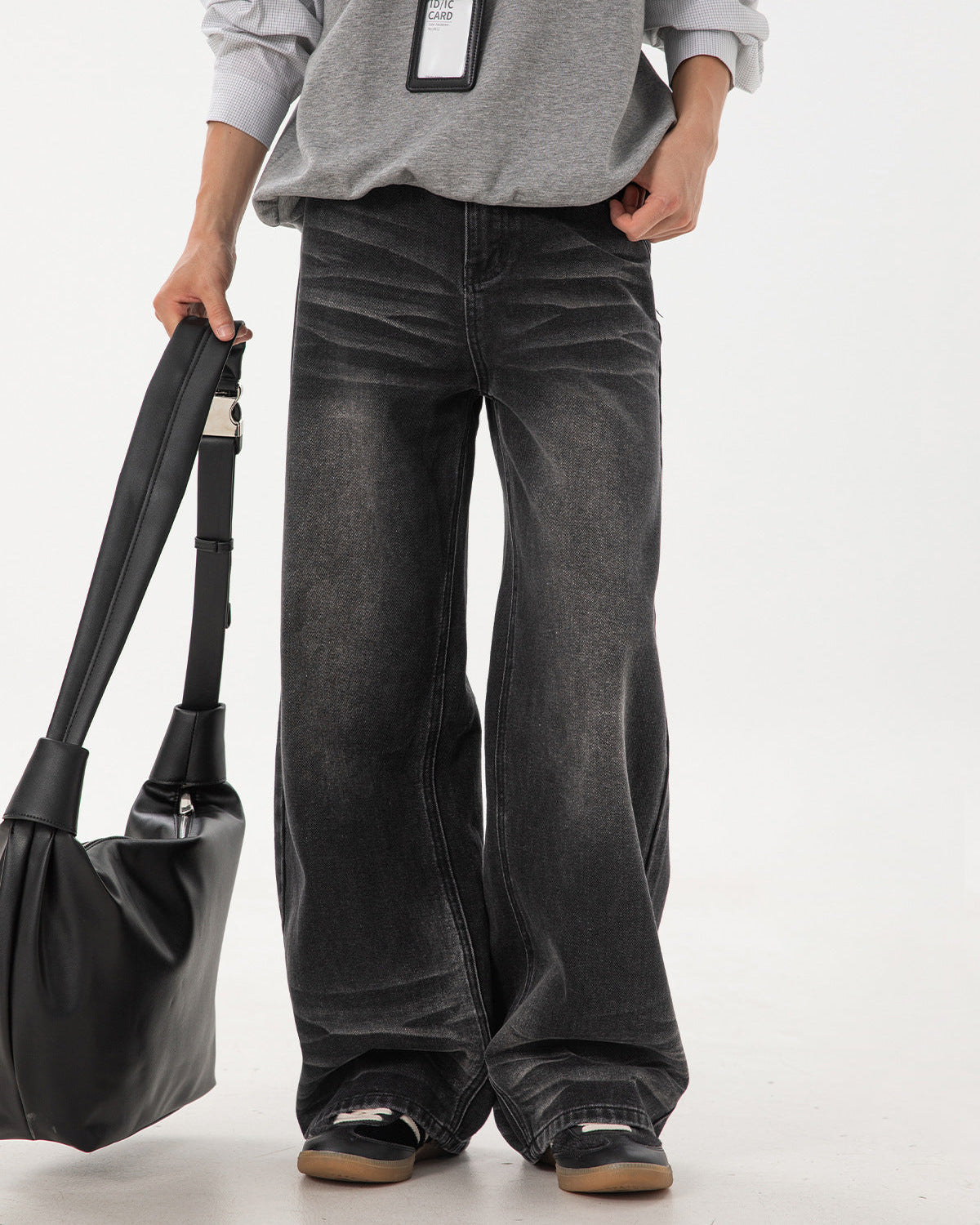 Calça jeans reta Whisper Wash