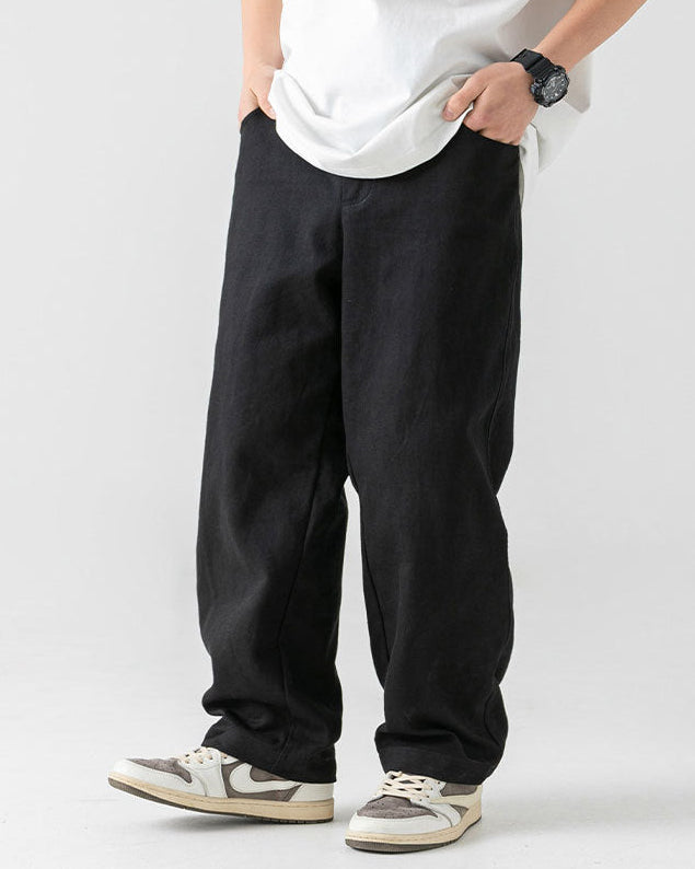 Calça de algodão Sandwash Ease