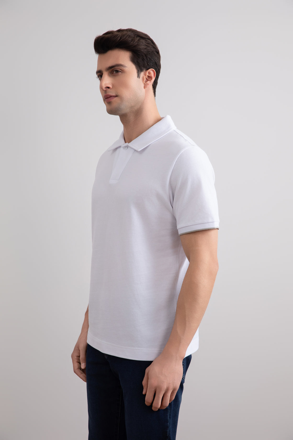 Camisa polo branca Cruise Open