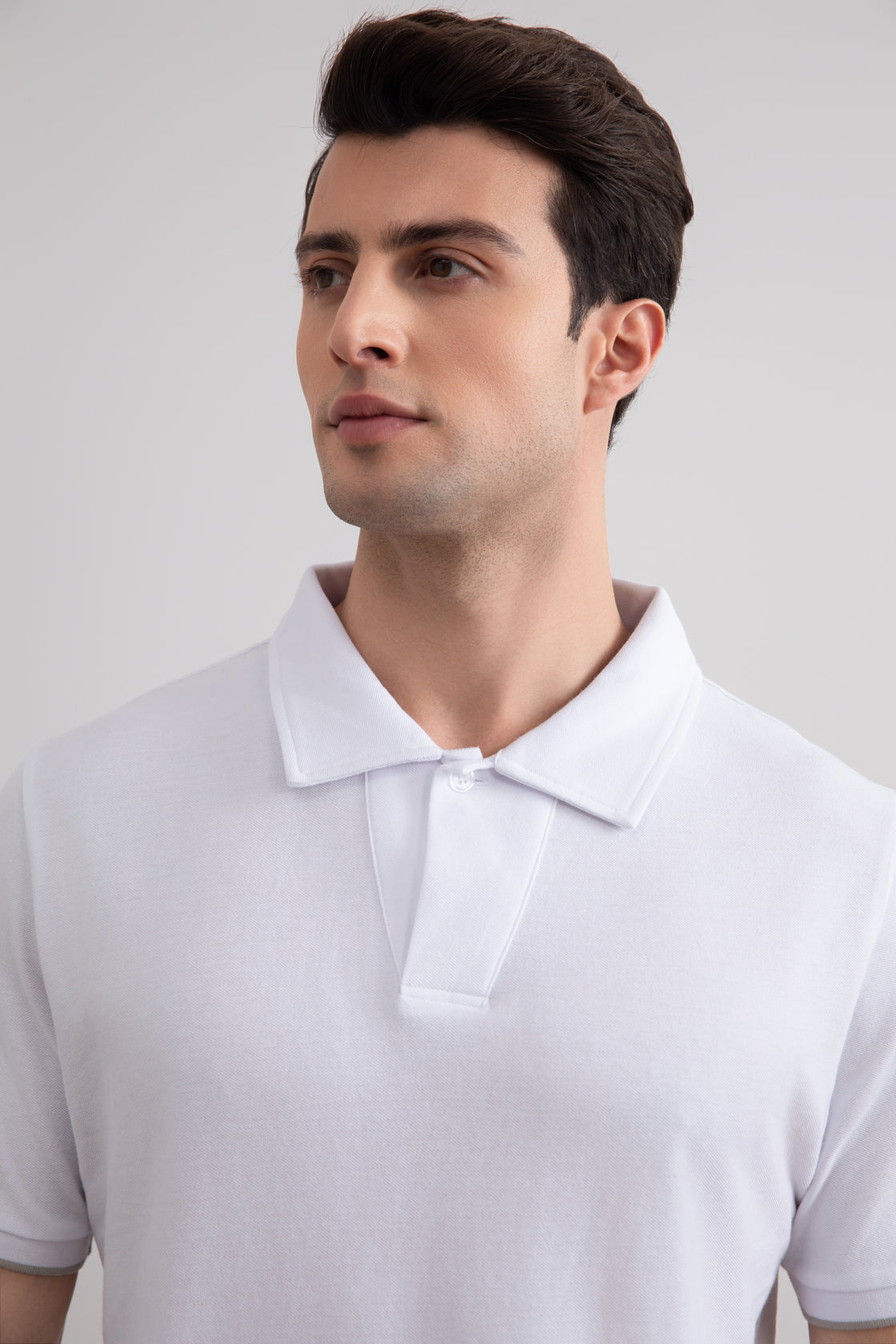 Camisa polo branca Cruise Open
