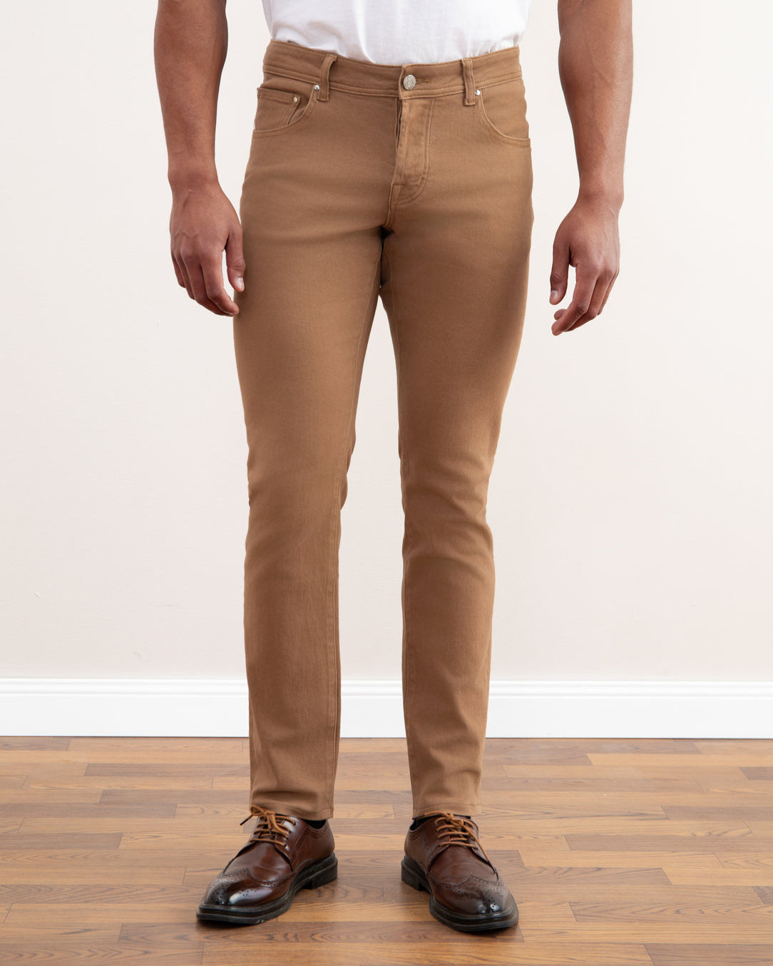 Jeans Light Taupe Stretch Five-pockets