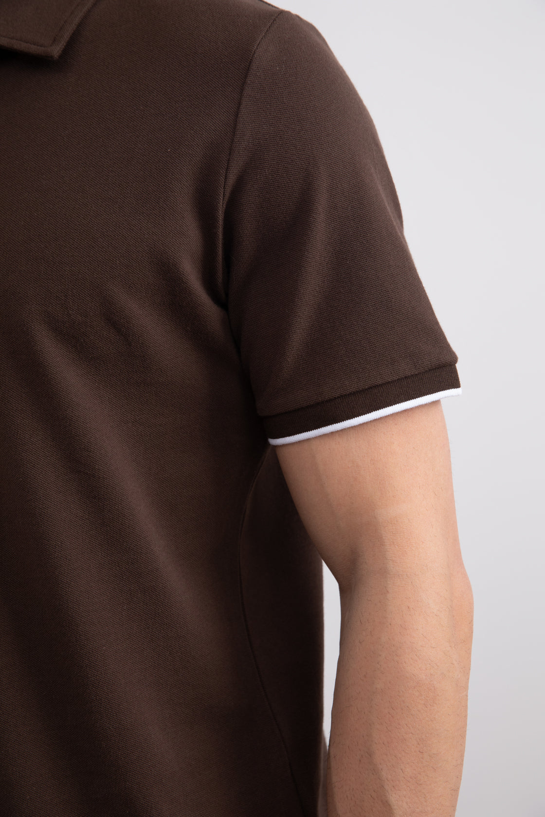 Camisa polo marrom Cruise Open