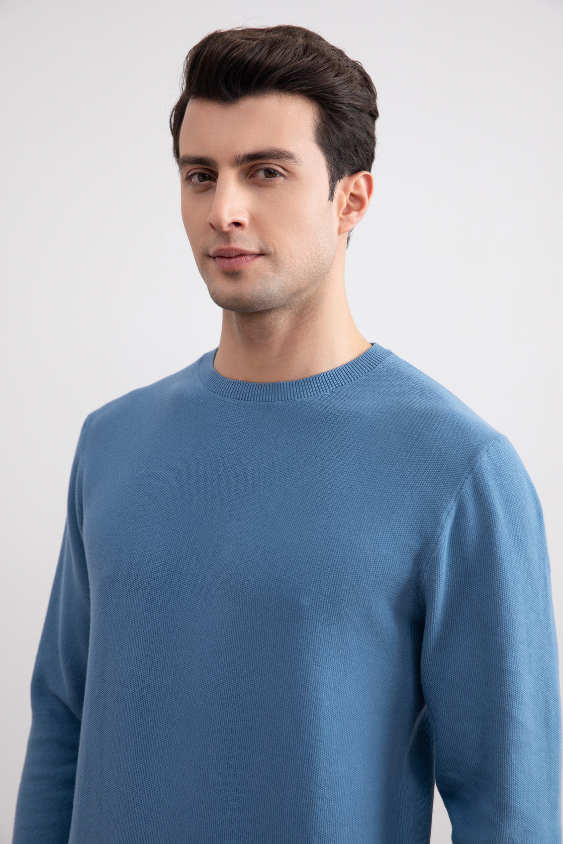 Suéter com gola alta 18mil Dusty Blue