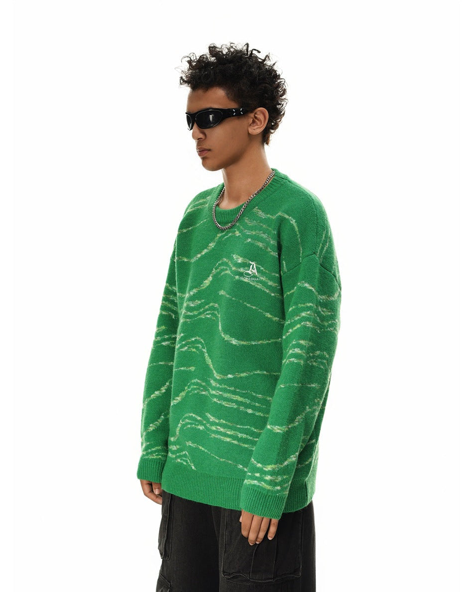 The Marin Irregular Stripe Knit Sweater