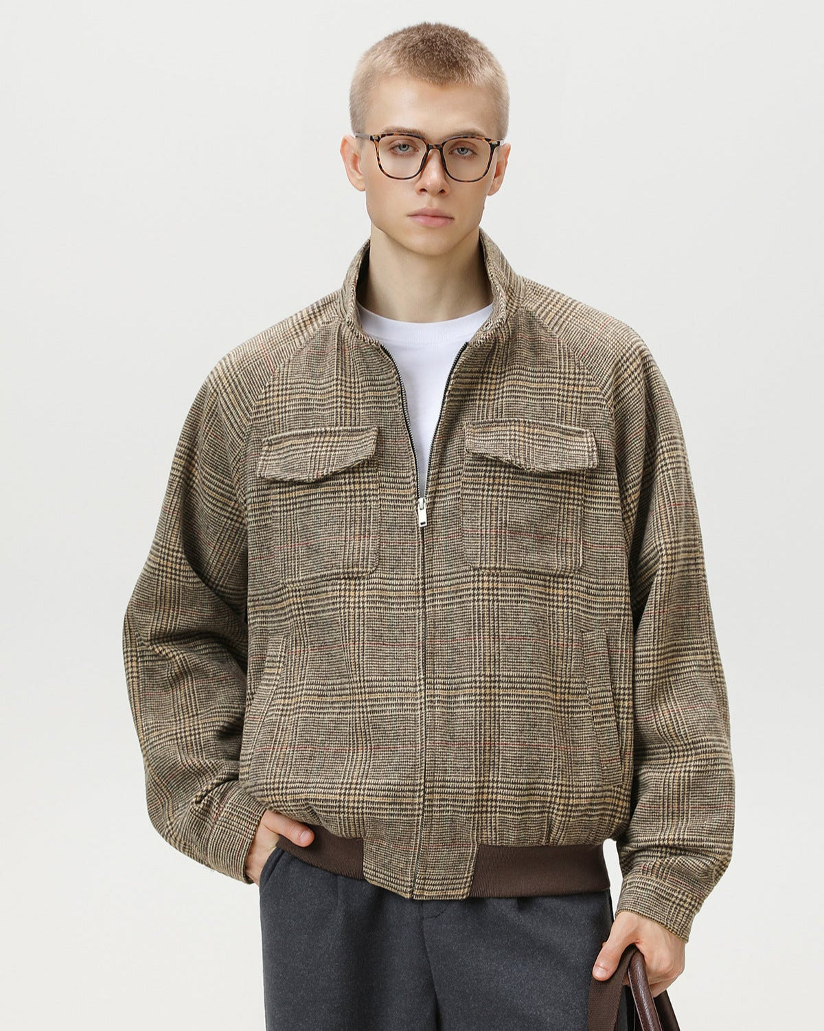 Jaqueta The Glen Plaid com zíper