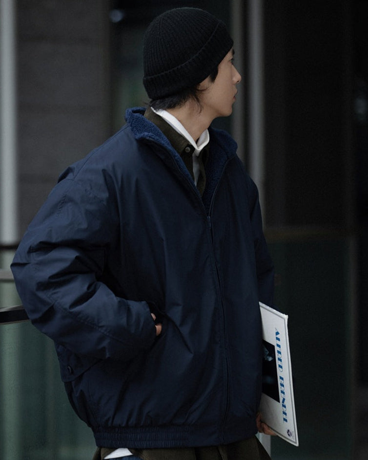 The Caldwell Textured Wool Zip Cardigan