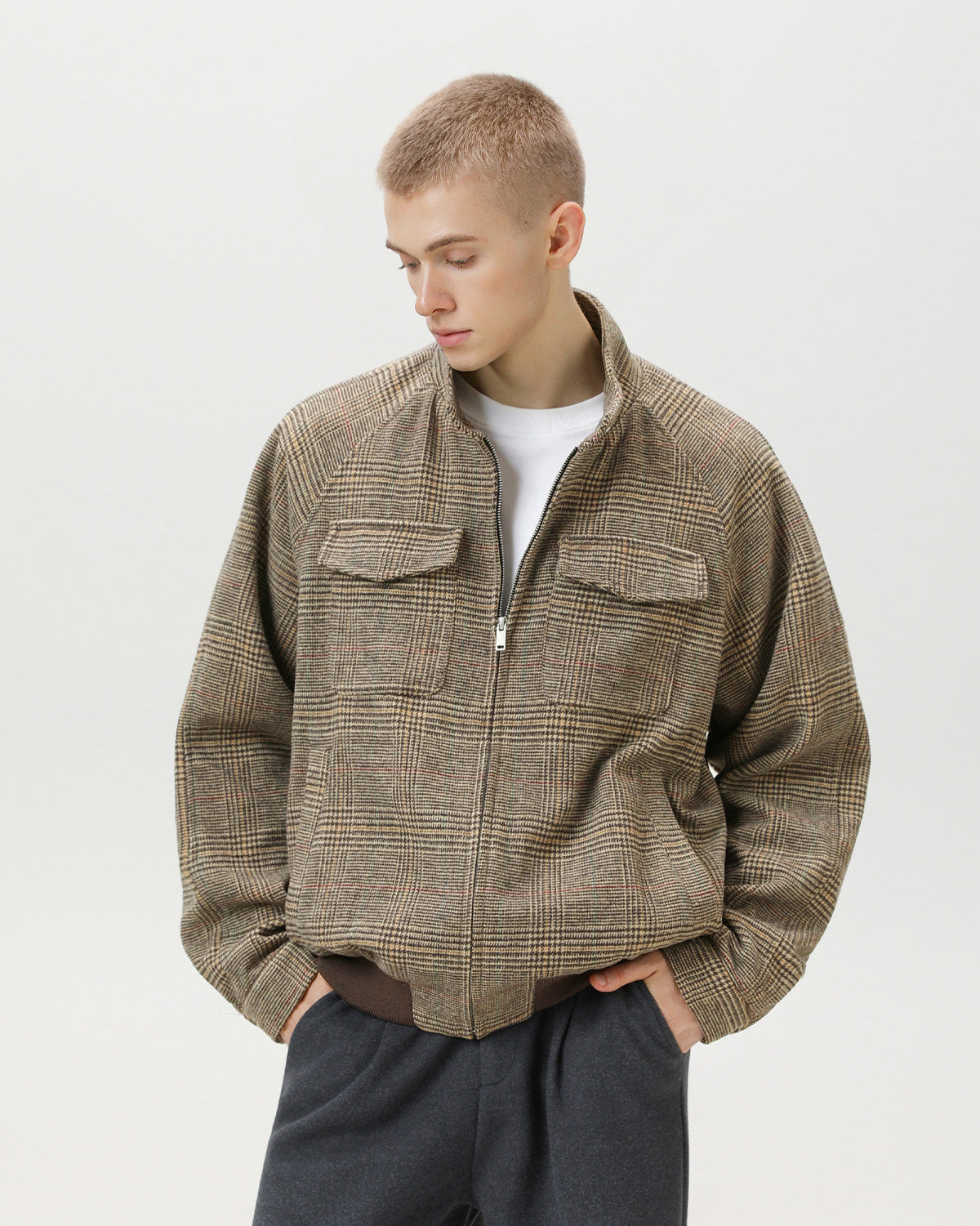 Jaqueta The Glen Plaid com zíper