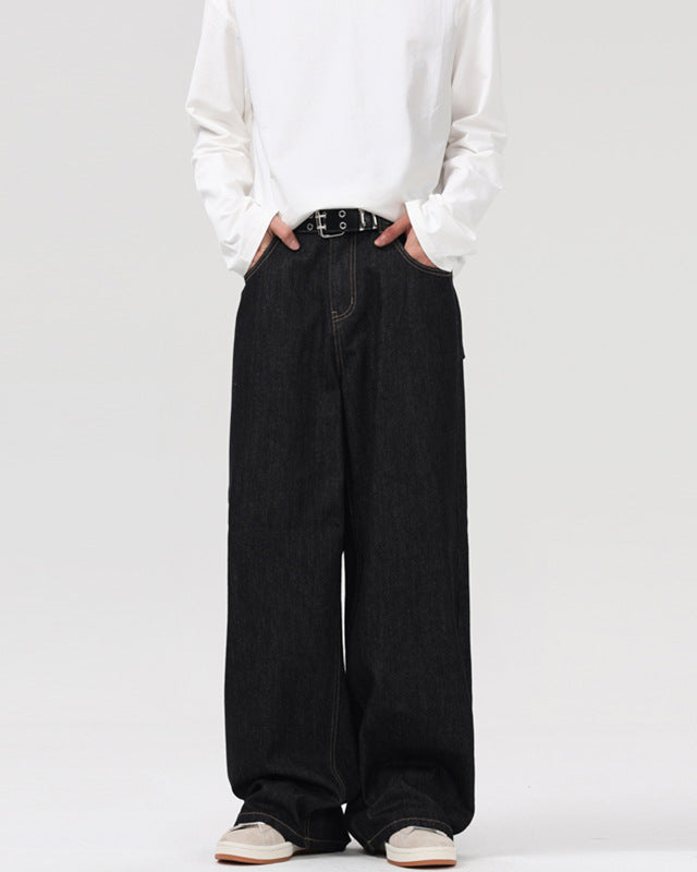 Calça jeans reta primária Aster