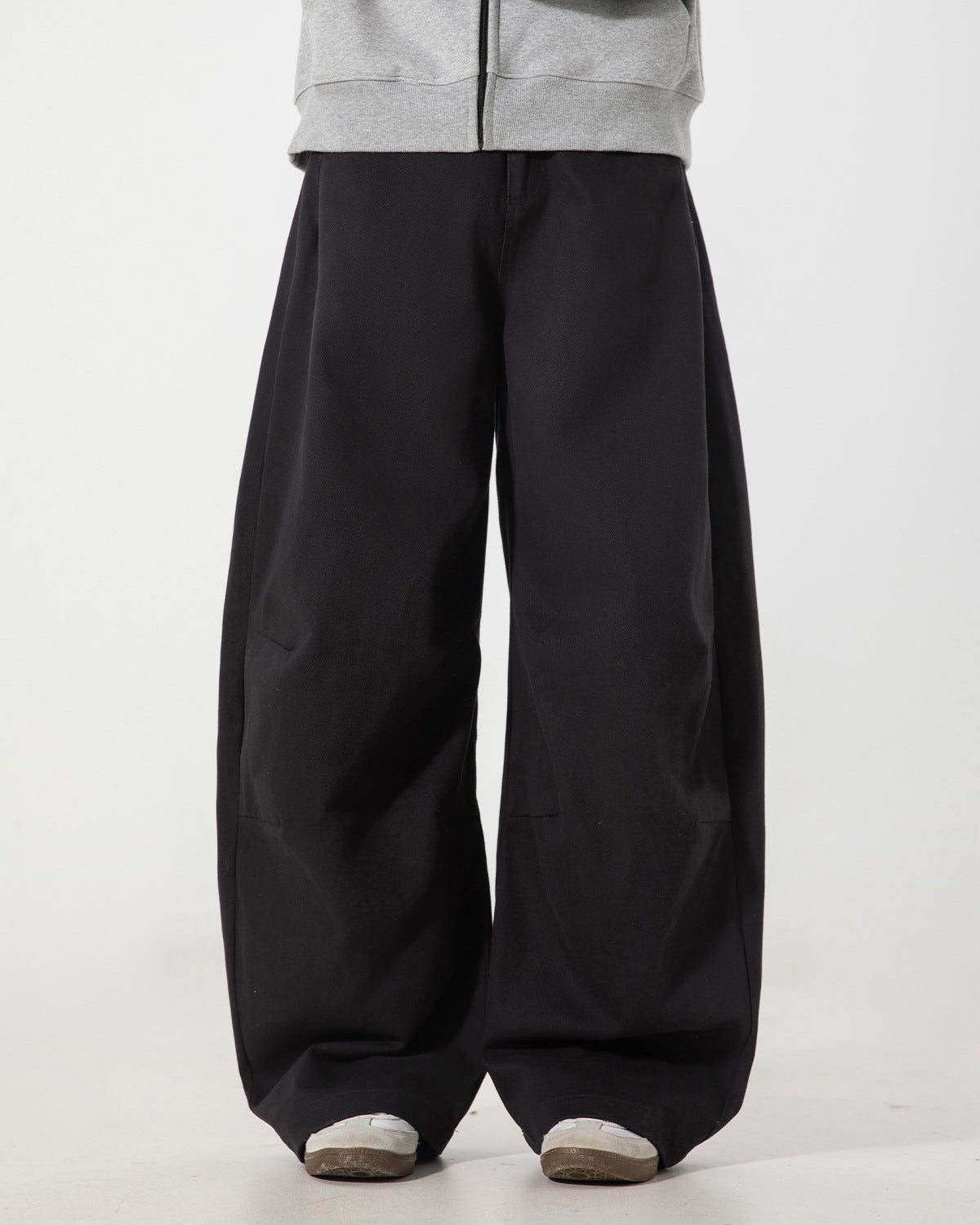As calças de ganga Vintage Pleated Cargo