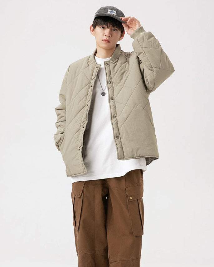 The Bastien Diamond Plaid Cotton Jacket