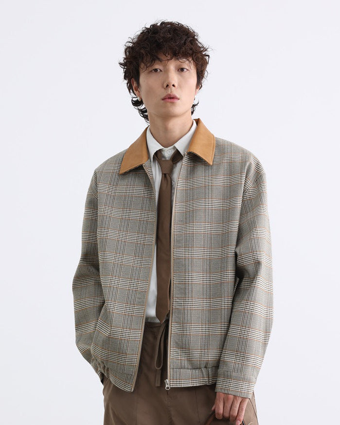 The Denver Textured Field Plaid Jacket