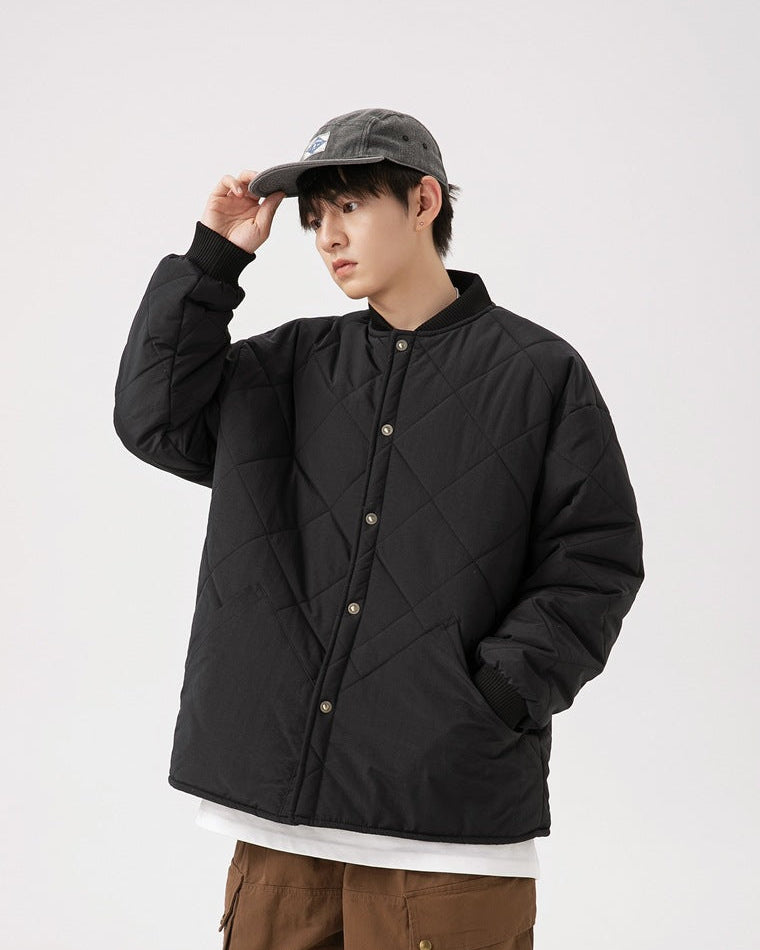 The Bastien Diamond Plaid Cotton Jacket