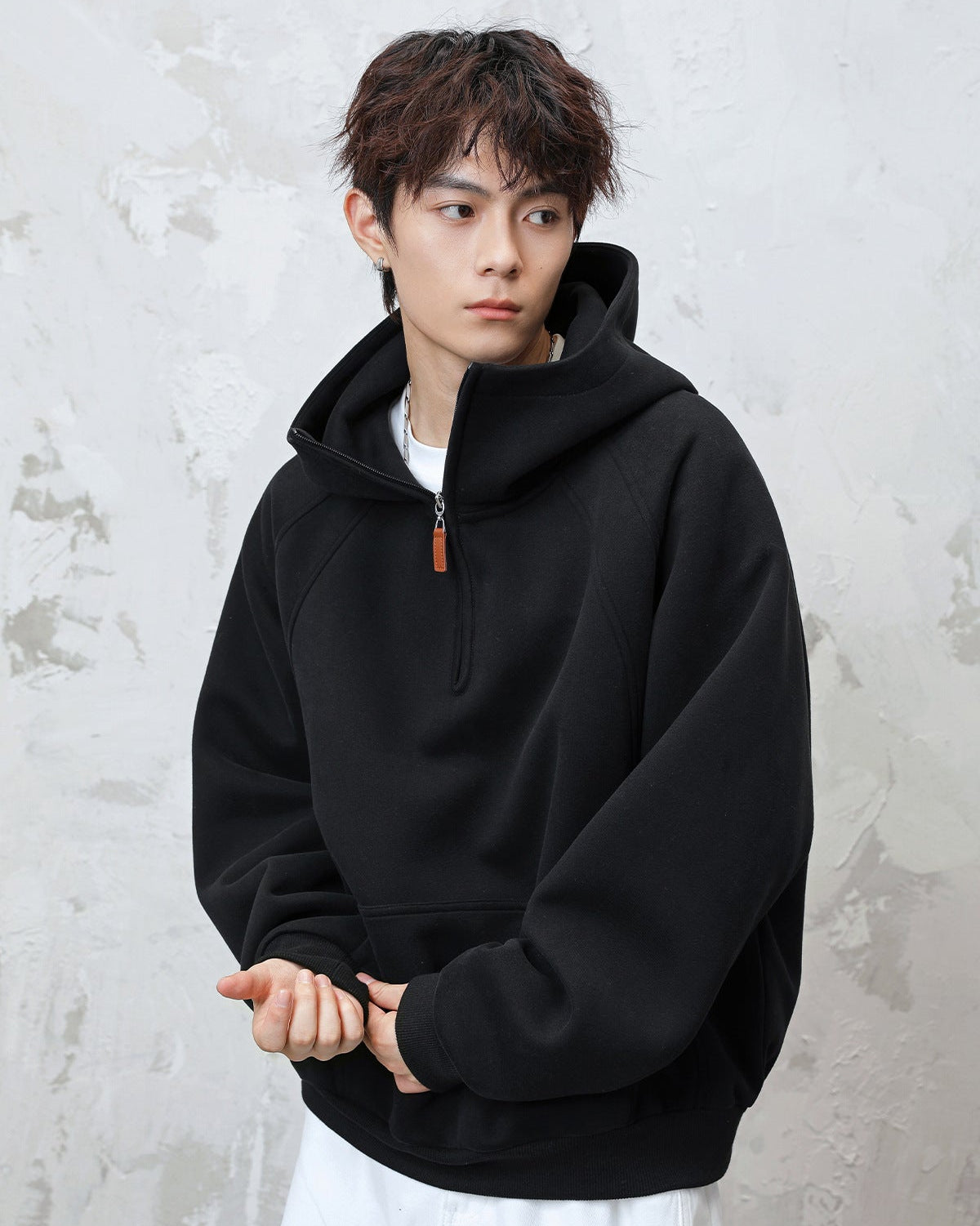 Толстовка Sculpted Split Semi-Zip Hoodie