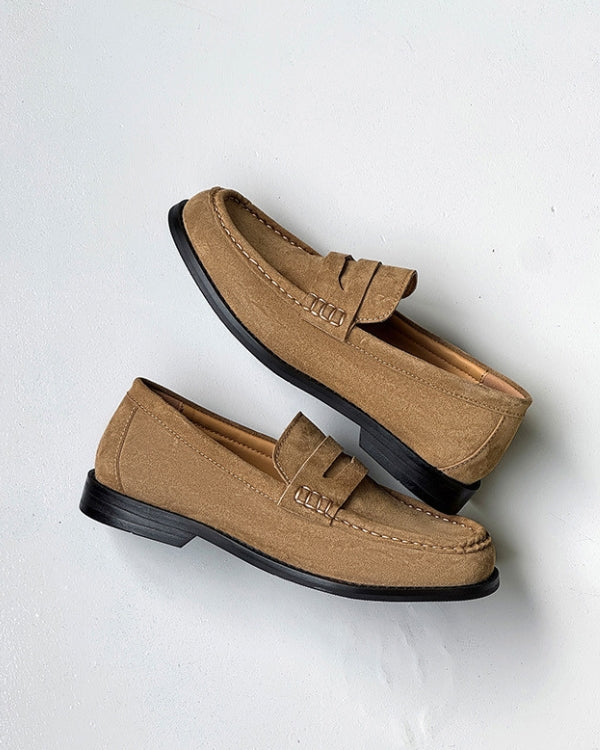 Замшевые лоферы Penny Loafers