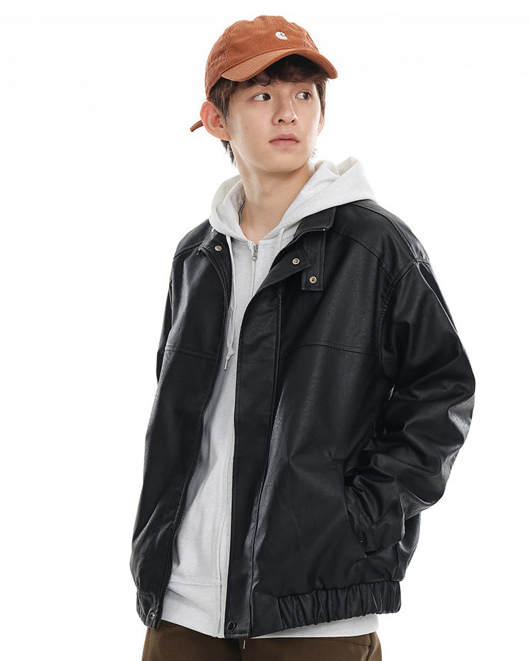 The Atlas Edge Motorcycle Leather Jacket