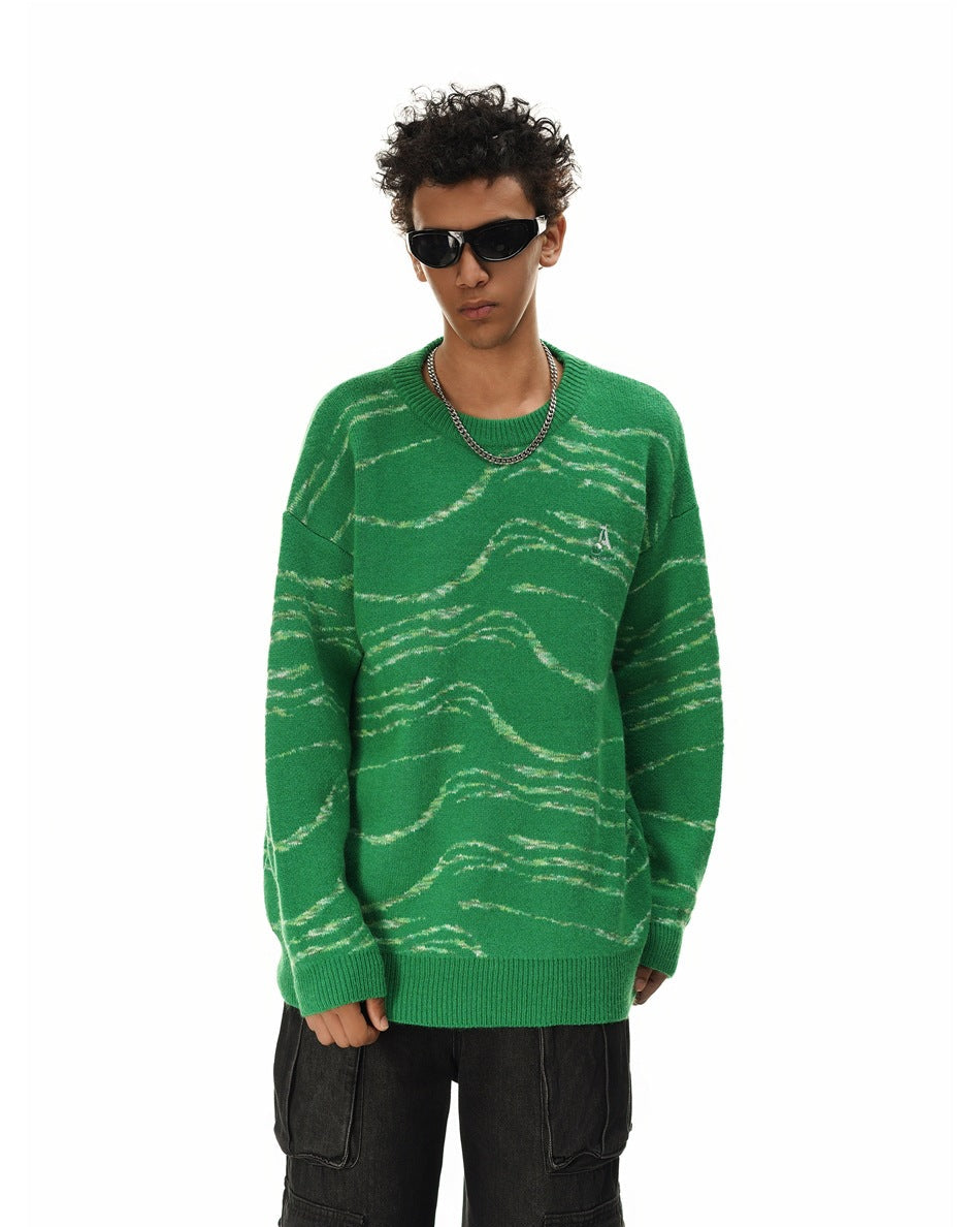 The Marin Irregular Stripe Knit Sweater