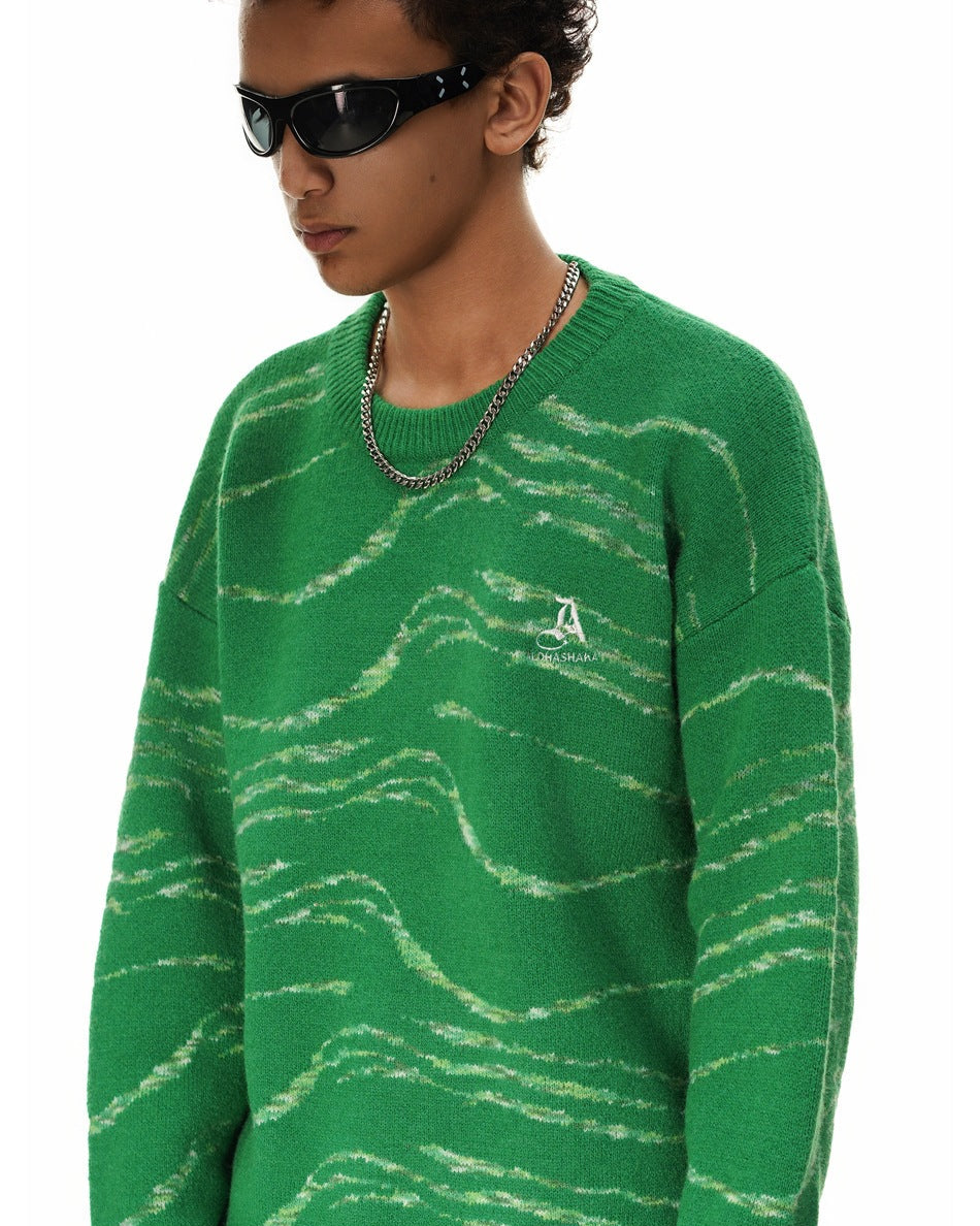 The Marin Irregular Stripe Knit Sweater