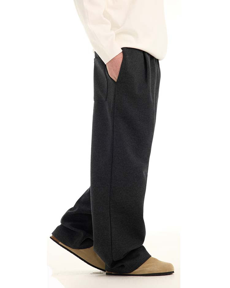 The Airlume Knit Straight Trousers