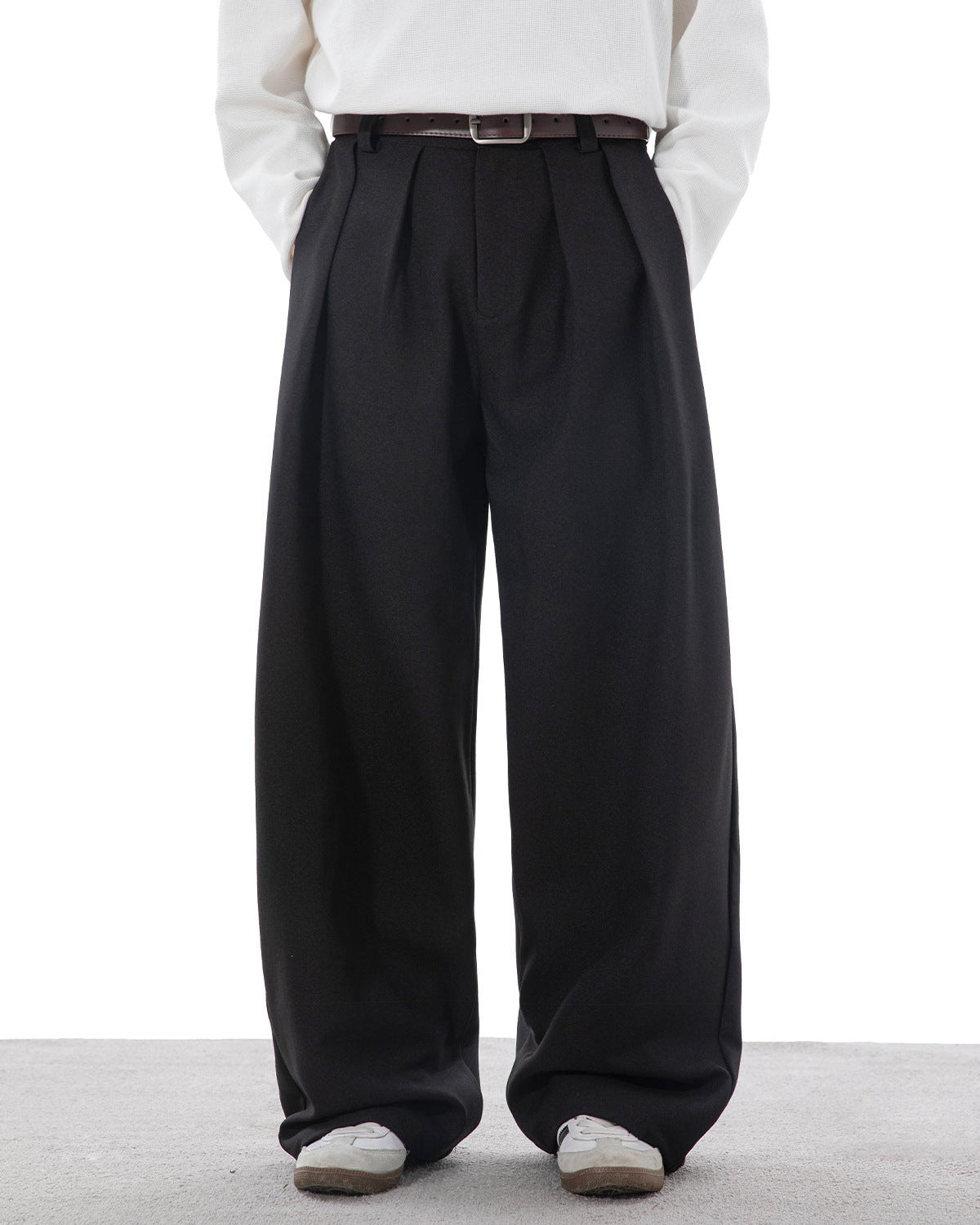 The Draped Ease Pleat Byxor