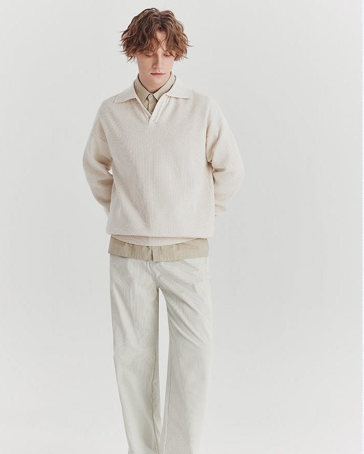 Langford stickad polo