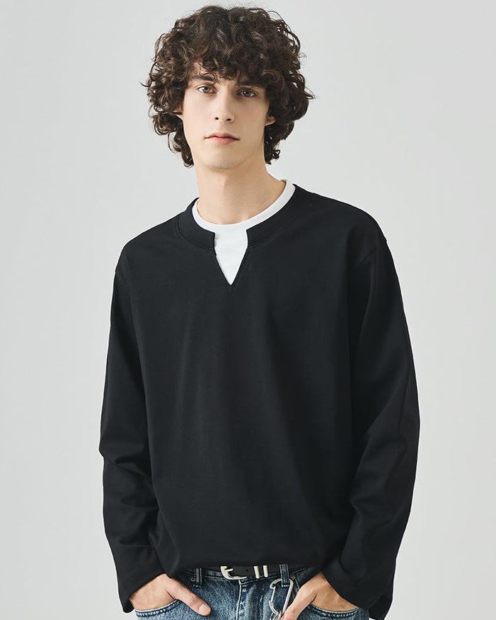 The Corvin Layered Långärmad T-shirt