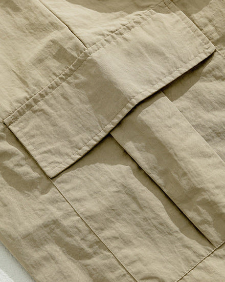 The Contour Cargo-byxor med plissering