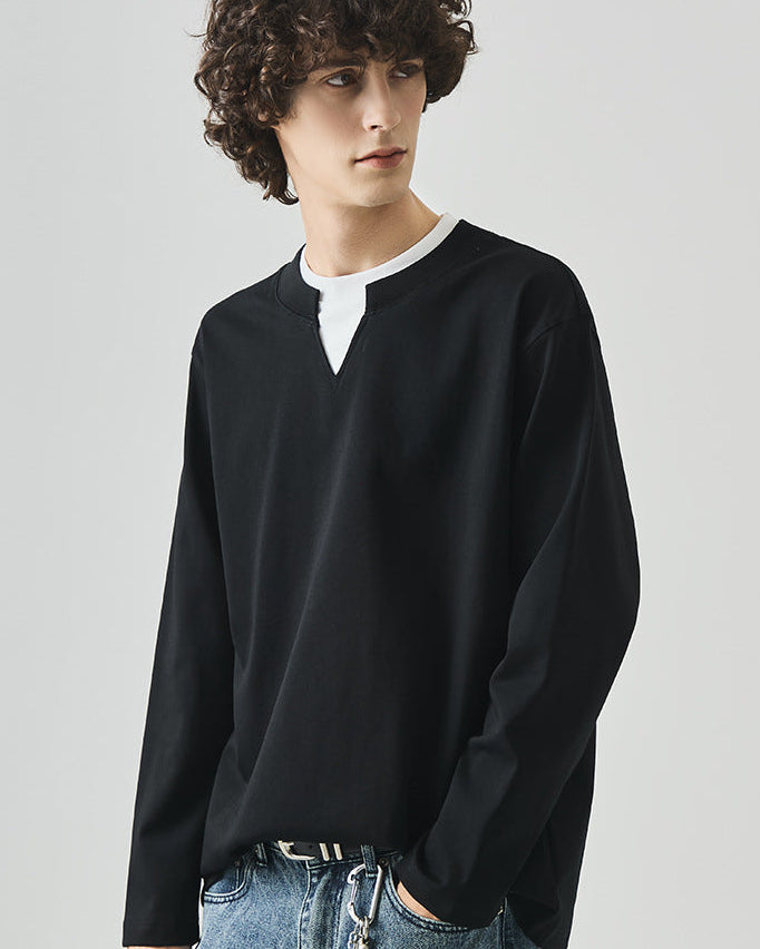 The Corvin Layered Långärmad T-shirt